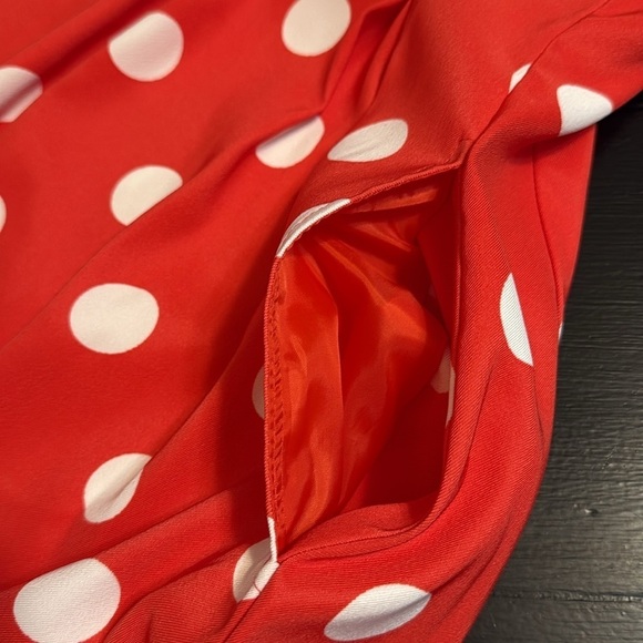 Dressbarn Vibrant Red Dress with White polkadots perfect for a day at Disney - Picture 6 of 7
